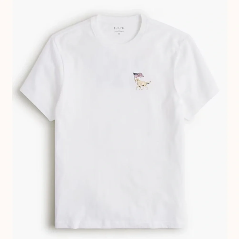 J crew American dogs graphic tee